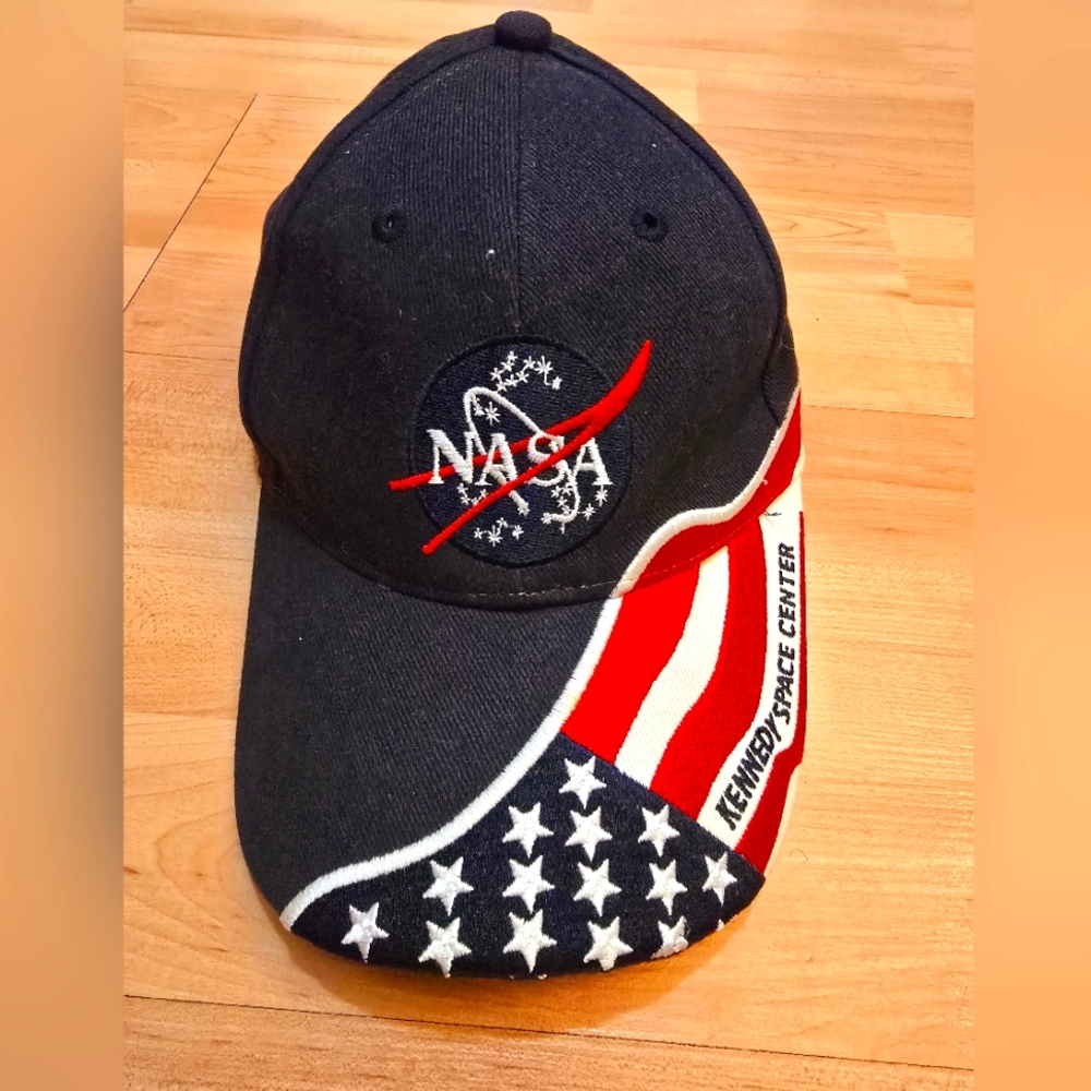 Nasa Kennedy Space Center Trucker Hat Strapback Baseball Cap American Needle
